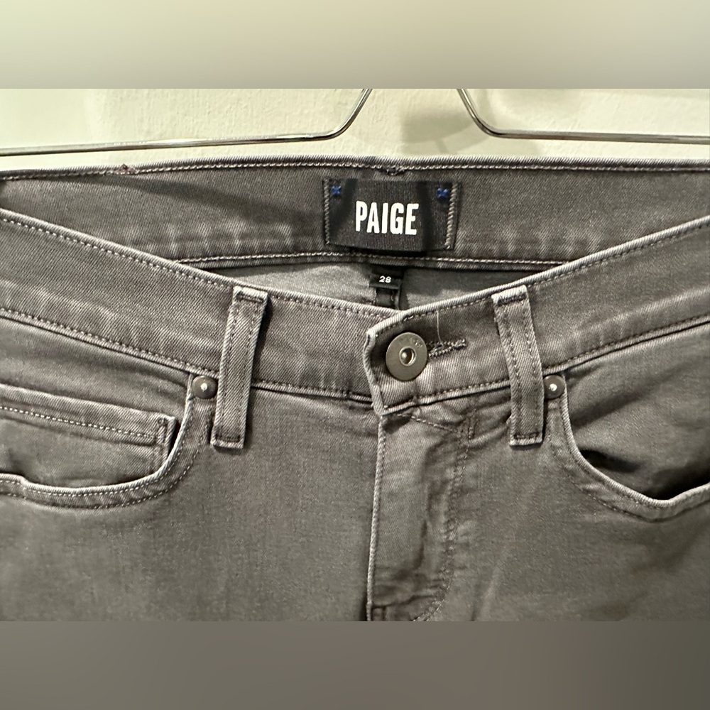 Paige Croft Skinny Jeans. Vintage Empire gray color. - Picture 4 of 8